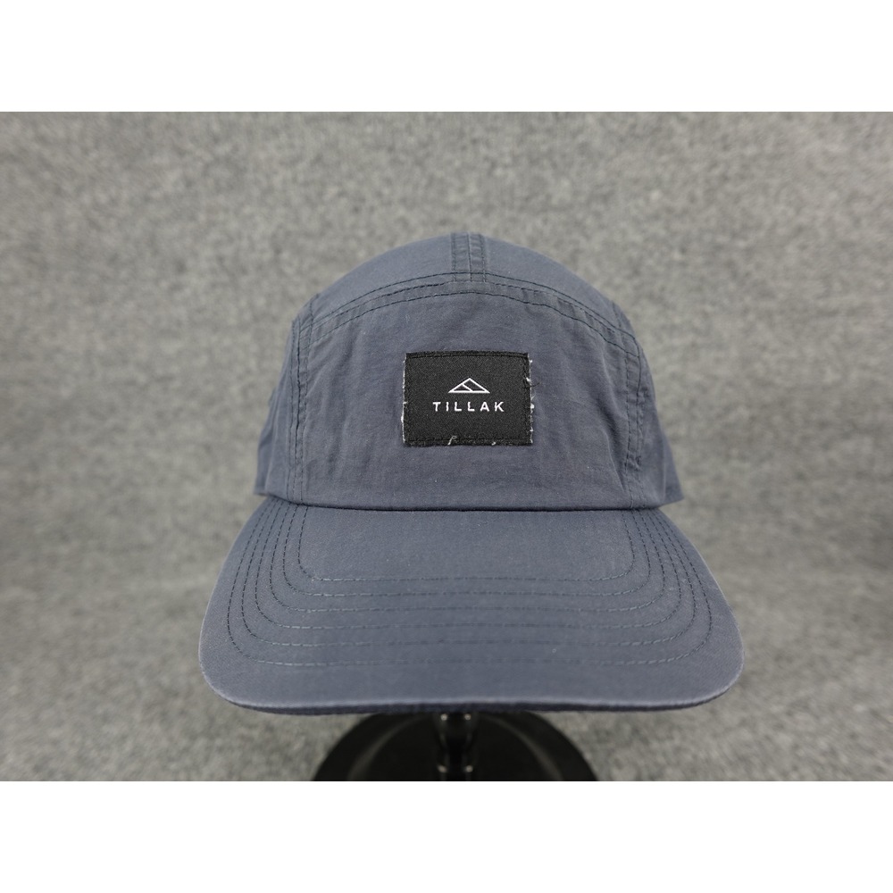 Tillak 5 Panel Hat Mens OSFM Blue Good Lightweight Nylon Camper Cap